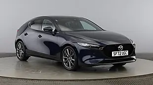 Used 2022 Mazda 3 GT Sport Tech Edition Blue - Interior and Exterior details 2