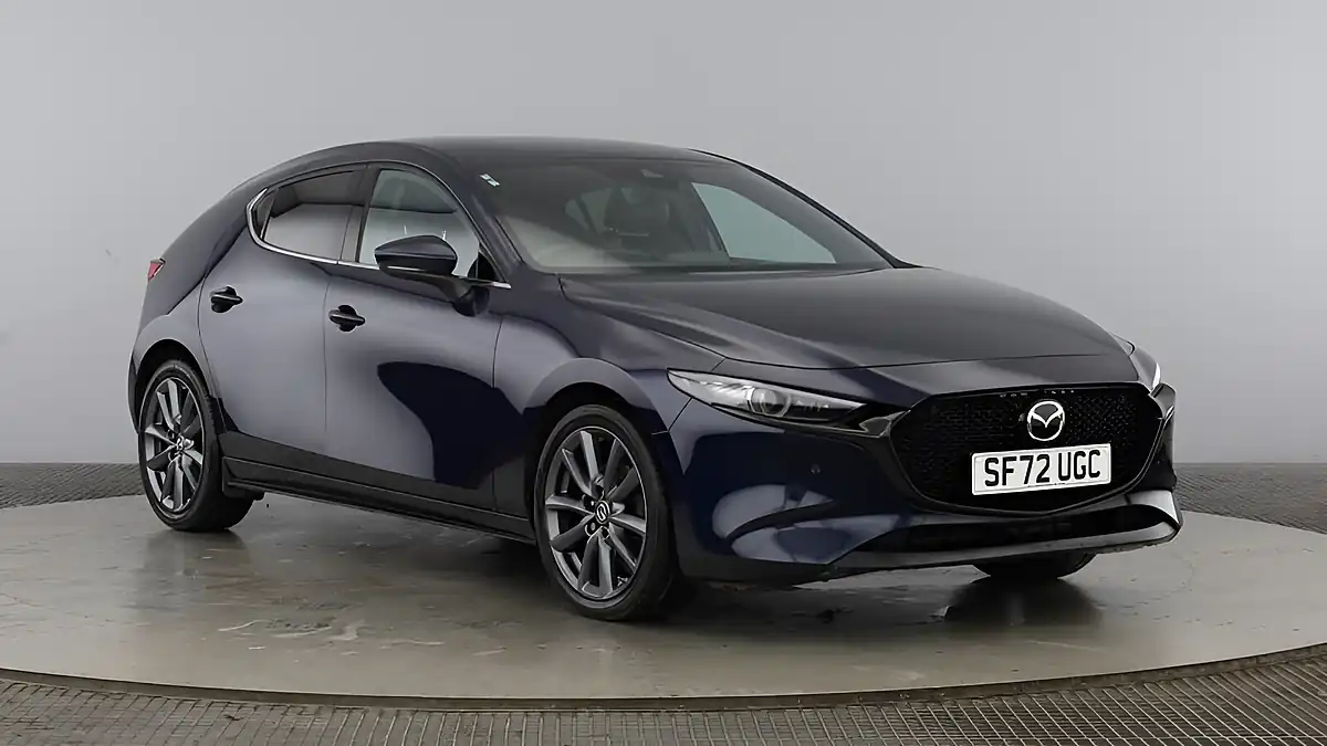 Used 2022 Mazda 3 GT Sport Tech Edition Blue - Interior and Exterior details 2