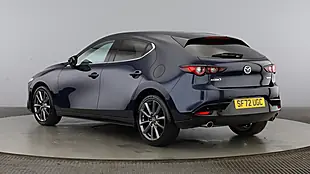 Used 2022 Mazda 3 GT Sport Tech Edition Blue - Interior and Exterior details 7