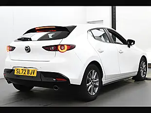 Used 2022 Mazda 3 Se-L Lux White - Interior and Exterior details 10