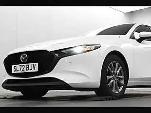 Used 2022 Mazda 3 Se-L Lux White - Interior and Exterior details 5