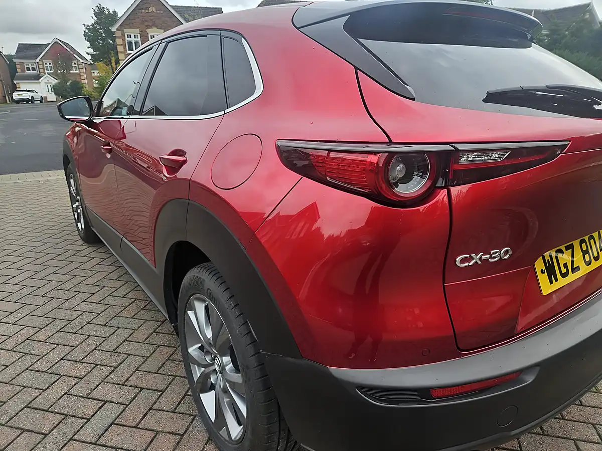 Used 2022 Mazda CX-30 GT Sport Red - Interior and Exterior details 10