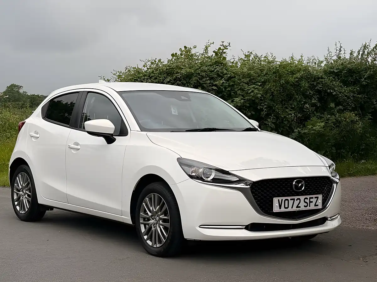 Used 2022 Mazda Mazda2 Sport White - Front View