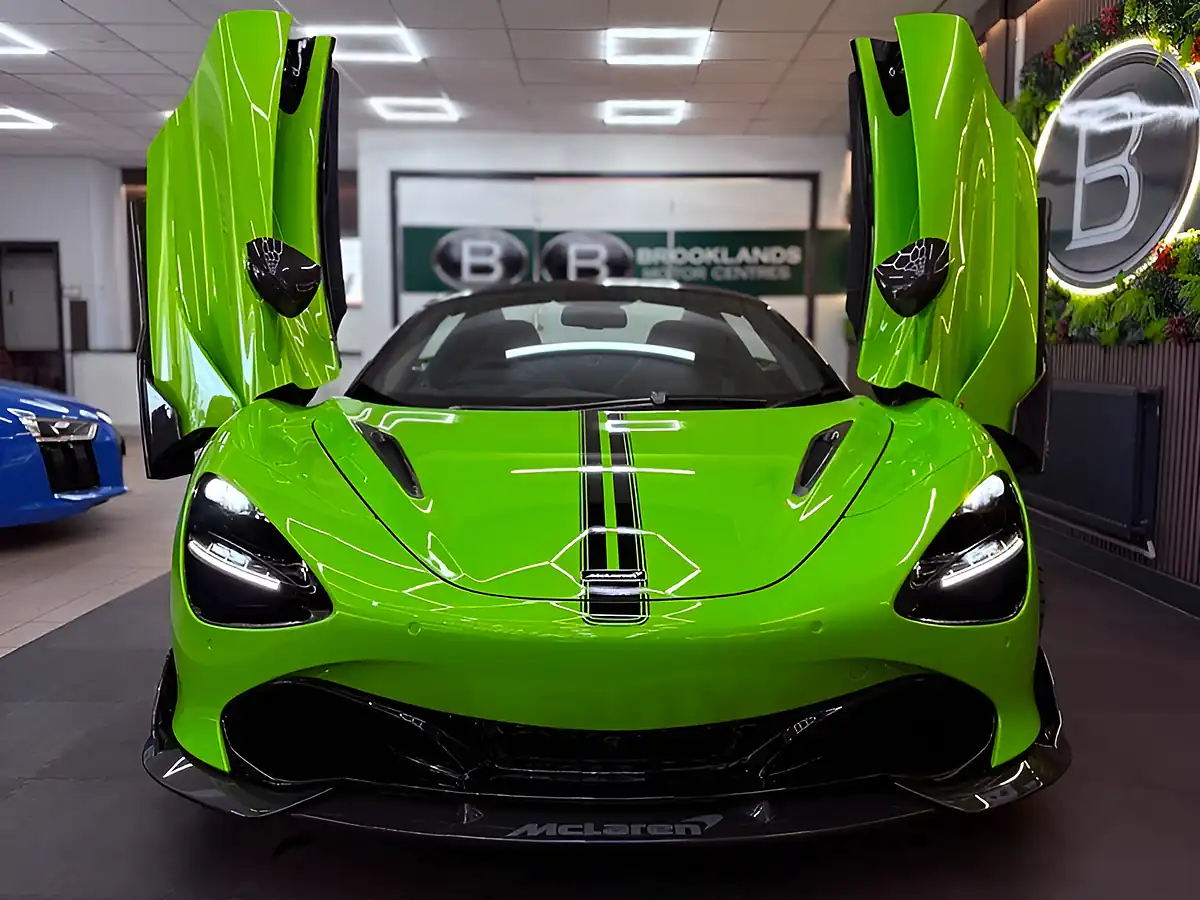 Used 2022 Mclaren 720S 3X Mclaren Services & Mclaren Warranty Green - Interior and Exterior details 4