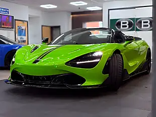 Used 2022 Mclaren 720S 3X Mclaren Services & Mclaren Warranty Green - Interior and Exterior details 6