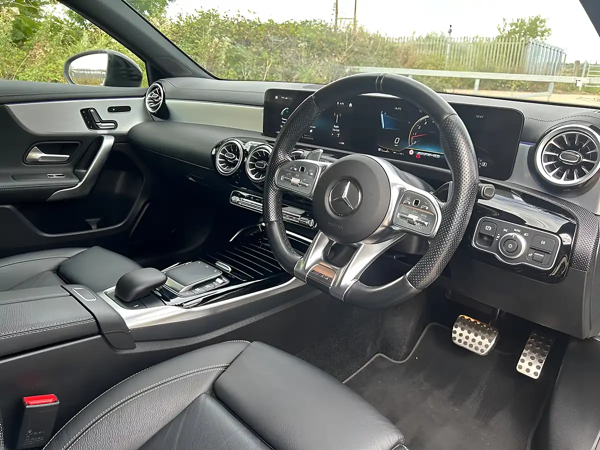Used 2022 Mercedes-Benz a Class AMG Edition Premium Plus Cosmos Black - Interior and Exterior details 10