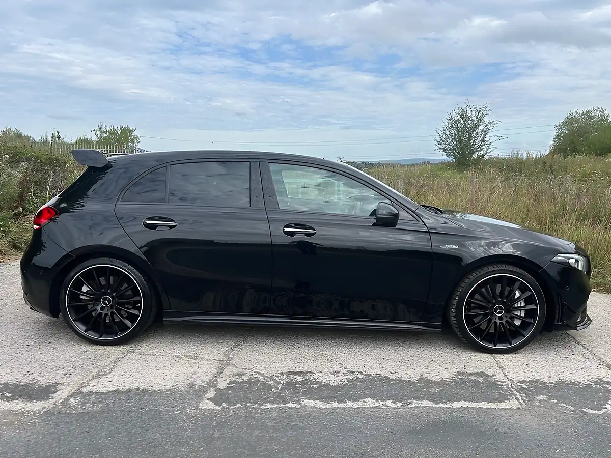 Used 2022 Mercedes-Benz a Class AMG Edition Premium Plus Cosmos Black - Interior and Exterior details 2