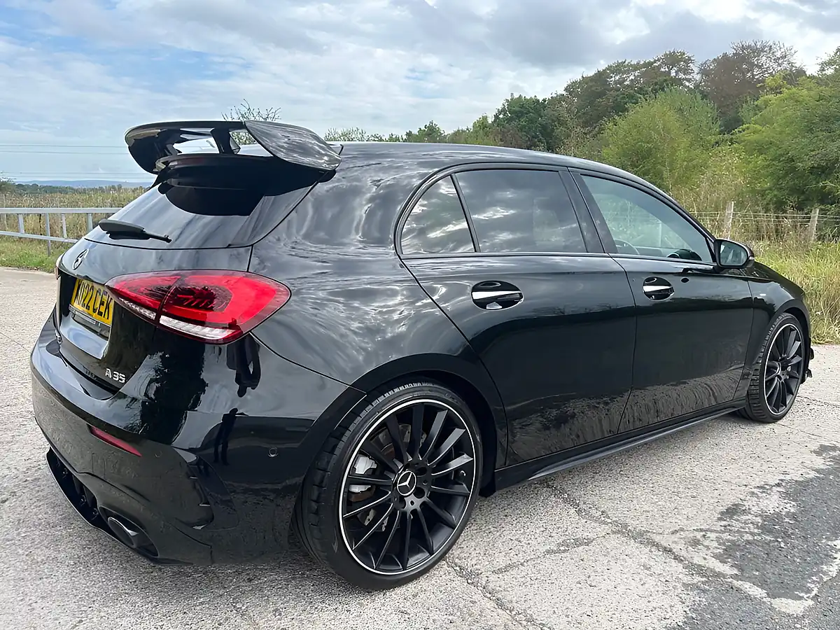 Used 2022 Mercedes-Benz a Class AMG Edition Premium Plus Cosmos Black - Interior and Exterior details 3