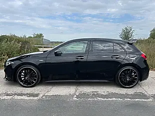 Used 2022 Mercedes-Benz a Class AMG Edition Premium Plus Cosmos Black - Interior and Exterior details 5