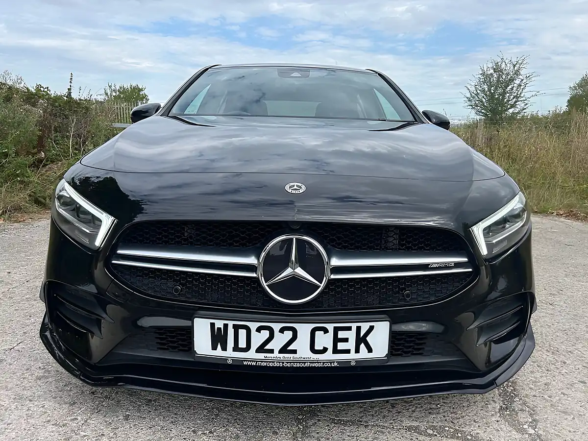 Used 2022 Mercedes-Benz a Class AMG Edition Premium Plus Cosmos Black - Interior and Exterior details 7