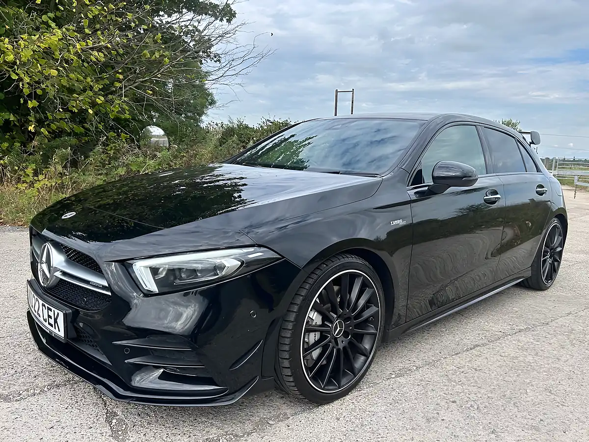 Used 2022 Mercedes-Benz a Class AMG Edition Premium Plus Cosmos Black - Interior and Exterior details 8