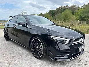 Used 2022 Mercedes-Benz a Class AMG Edition Premium Plus Cosmos Black - Interior and Exterior details 9