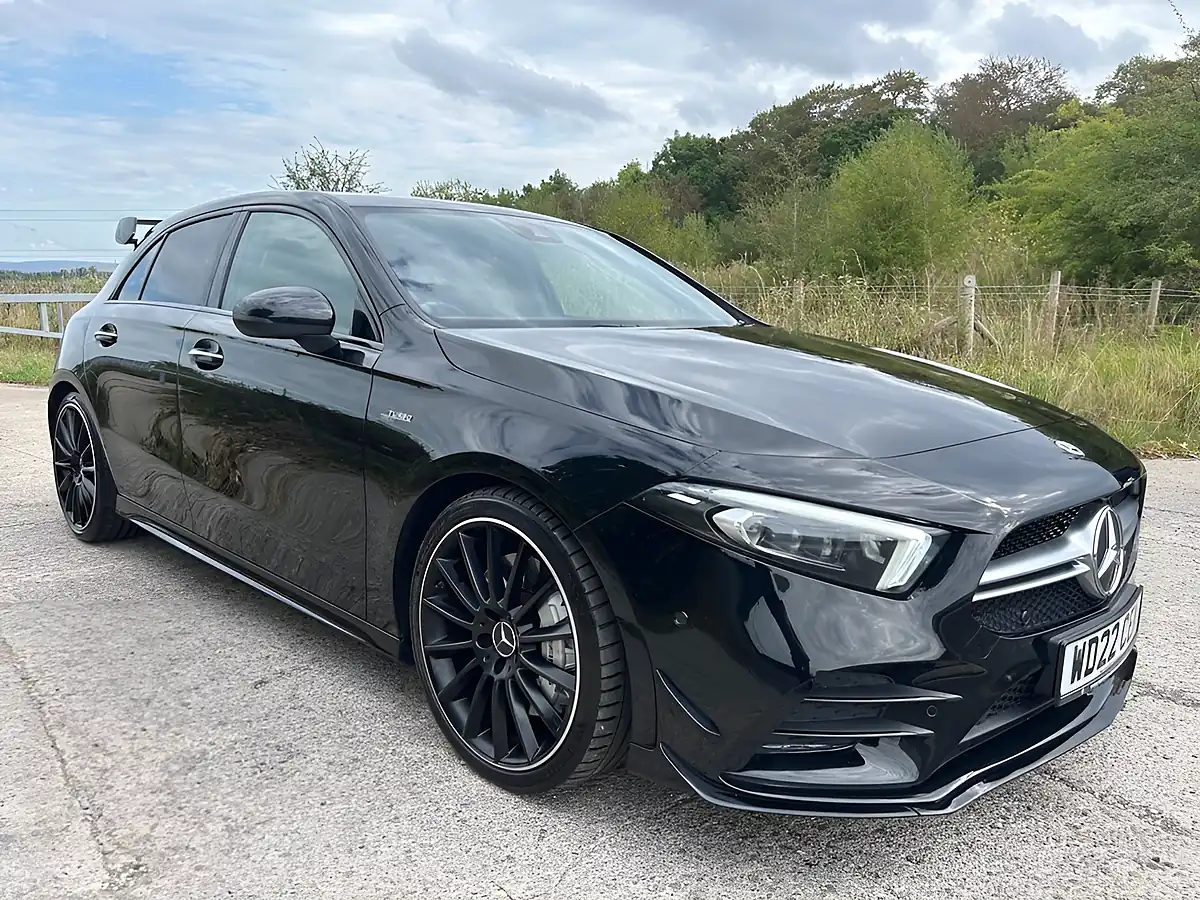 Used 2022 Mercedes-Benz a Class AMG Edition Premium Plus Cosmos Black - Interior and Exterior details 9