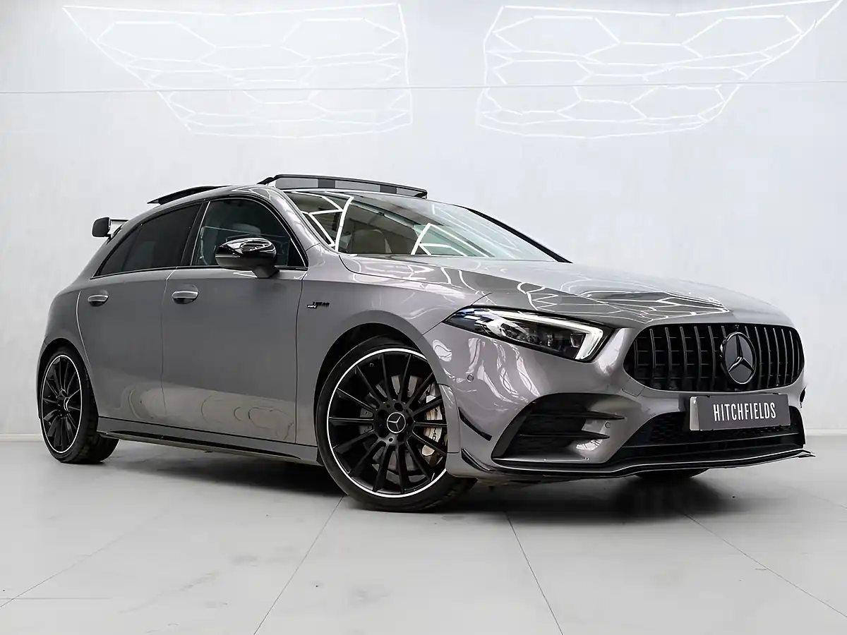 Used 2022 Mercedes-Benz a-Class AMG Edition (premium Plus) Grey - Front View
