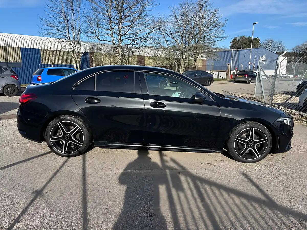 Used 2022 Mercedes-Benz a-Class AMG Line Edition (executive) Black - Interior and Exterior details 11