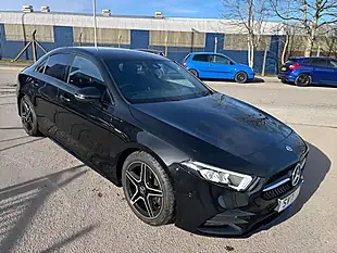 Used 2022 Mercedes-Benz a-Class AMG Line Edition (executive) Black - Interior and Exterior details 12