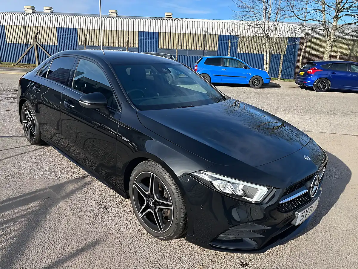 Used 2022 Mercedes-Benz a-Class AMG Line Edition (executive) Black - Interior and Exterior details 12