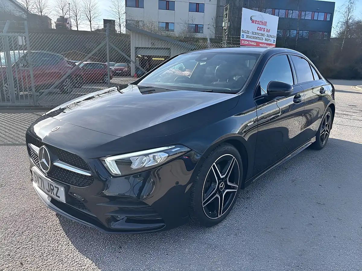 Used 2022 Mercedes-Benz a-Class AMG Line Edition (executive) Black - Interior and Exterior details 14