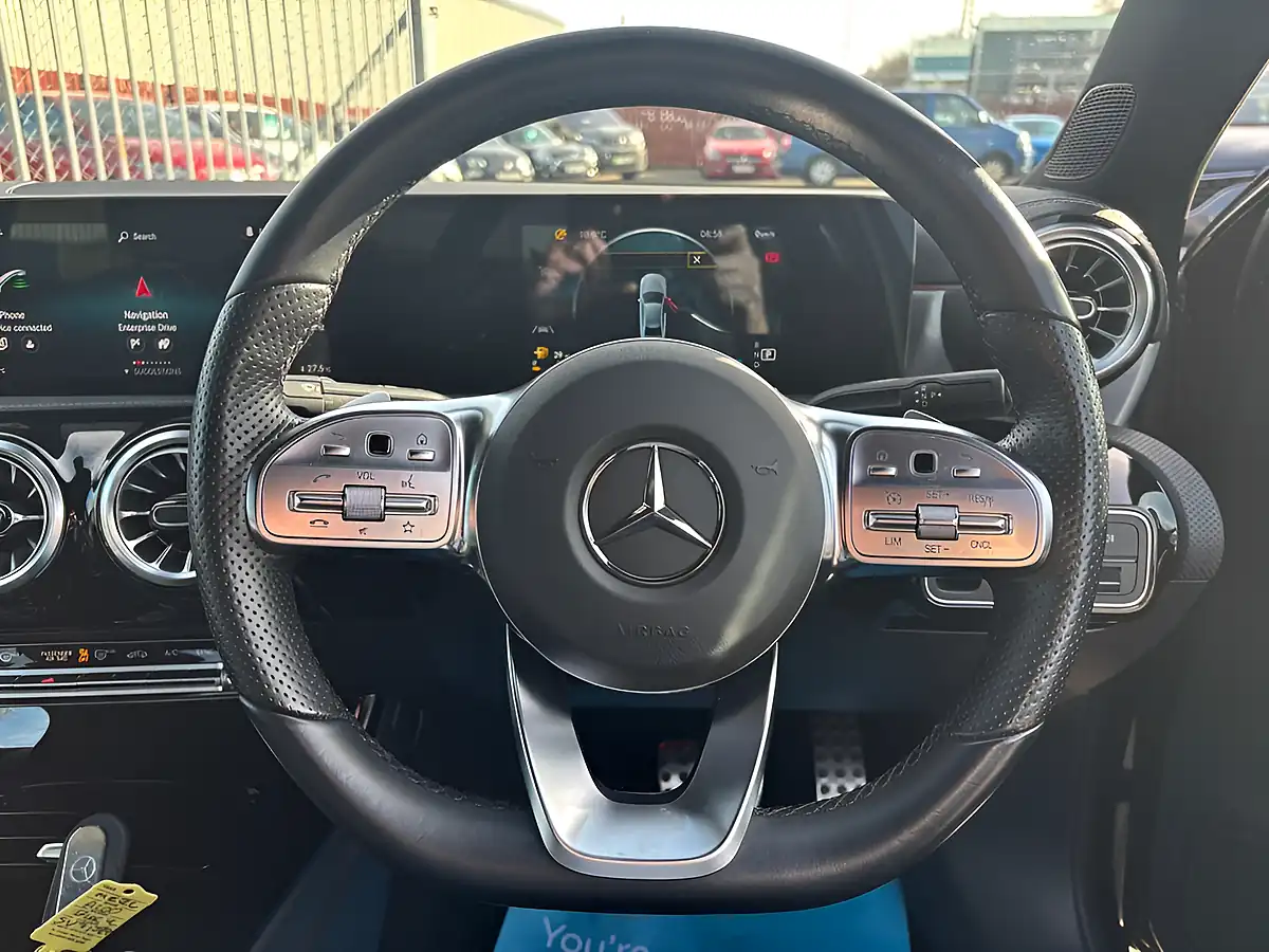 Used 2022 Mercedes-Benz a-Class AMG Line Edition (executive) Black - Interior and Exterior details 17