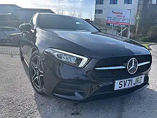 Used 2022 Mercedes-Benz a-Class AMG Line Edition (executive) Black - Interior and Exterior details 2