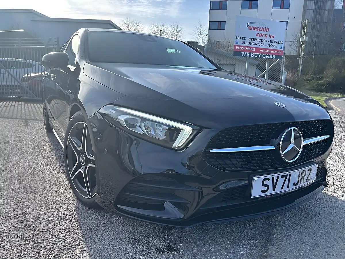 Used 2022 Mercedes-Benz a-Class AMG Line Edition (executive) Black - Interior and Exterior details 2
