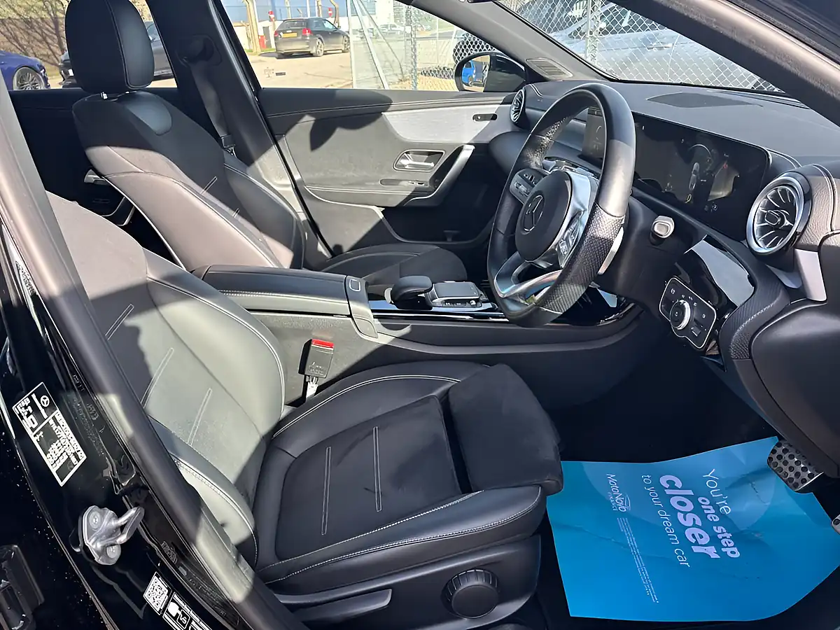 Used 2022 Mercedes-Benz a-Class AMG Line Edition (executive) Black - Interior and Exterior details 4