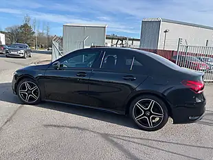 Used 2022 Mercedes-Benz a-Class AMG Line Edition (executive) Black - Interior and Exterior details 8