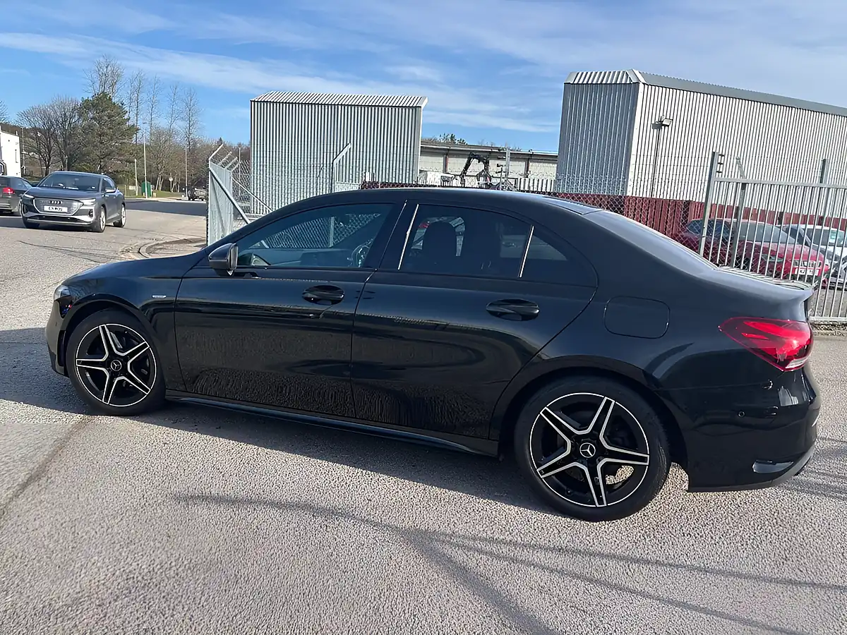 Used 2022 Mercedes-Benz a-Class AMG Line Edition (executive) Black - Interior and Exterior details 8