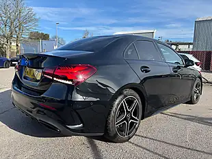 Used 2022 Mercedes-Benz a-Class AMG Line Edition (executive) Black - Interior and Exterior details 9