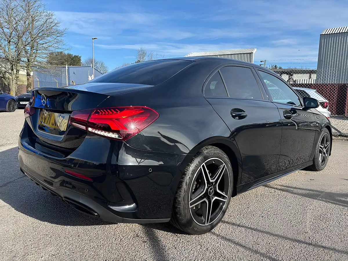 Used 2022 Mercedes-Benz a-Class AMG Line Edition (executive) Black - Interior and Exterior details 9
