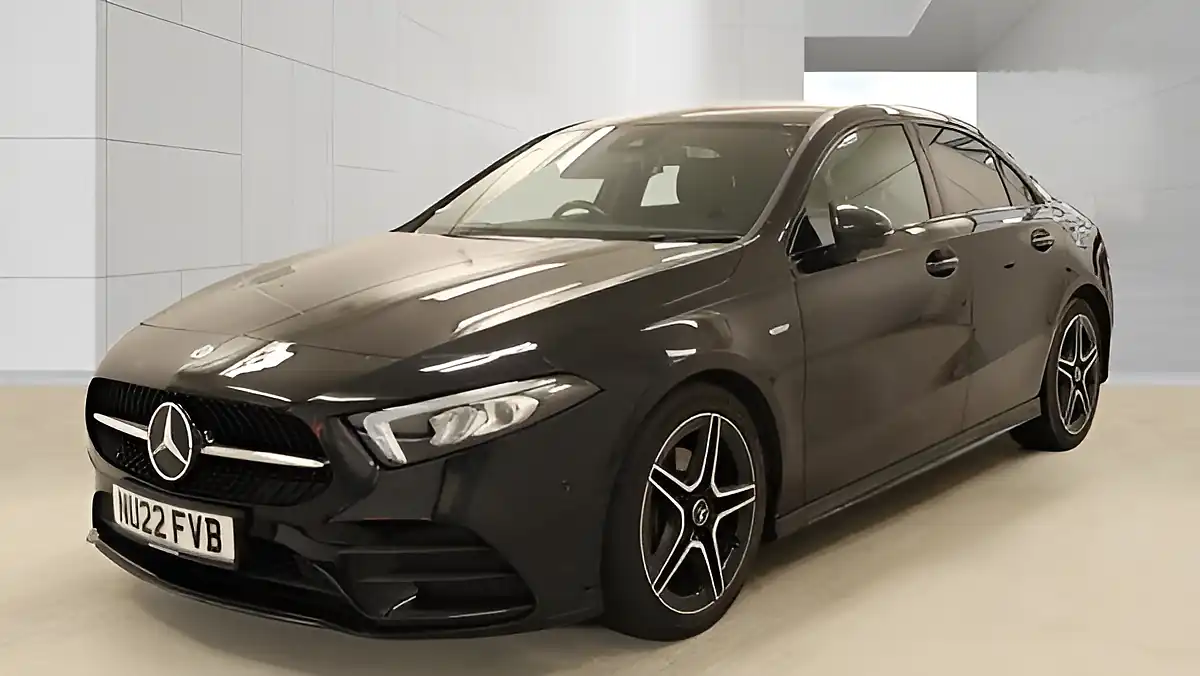 Used 2022 Mercedes-Benz a Class AMG Line Edition (executive) Black - Interior and Exterior details 2