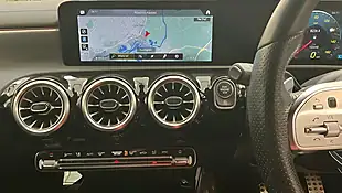 Used 2022 Mercedes-Benz a Class AMG Line Edition (executive) Black - Interior and Exterior details 3
