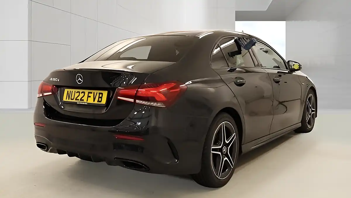 Used 2022 Mercedes-Benz a Class AMG Line Edition (executive) Black - Interior and Exterior details 4