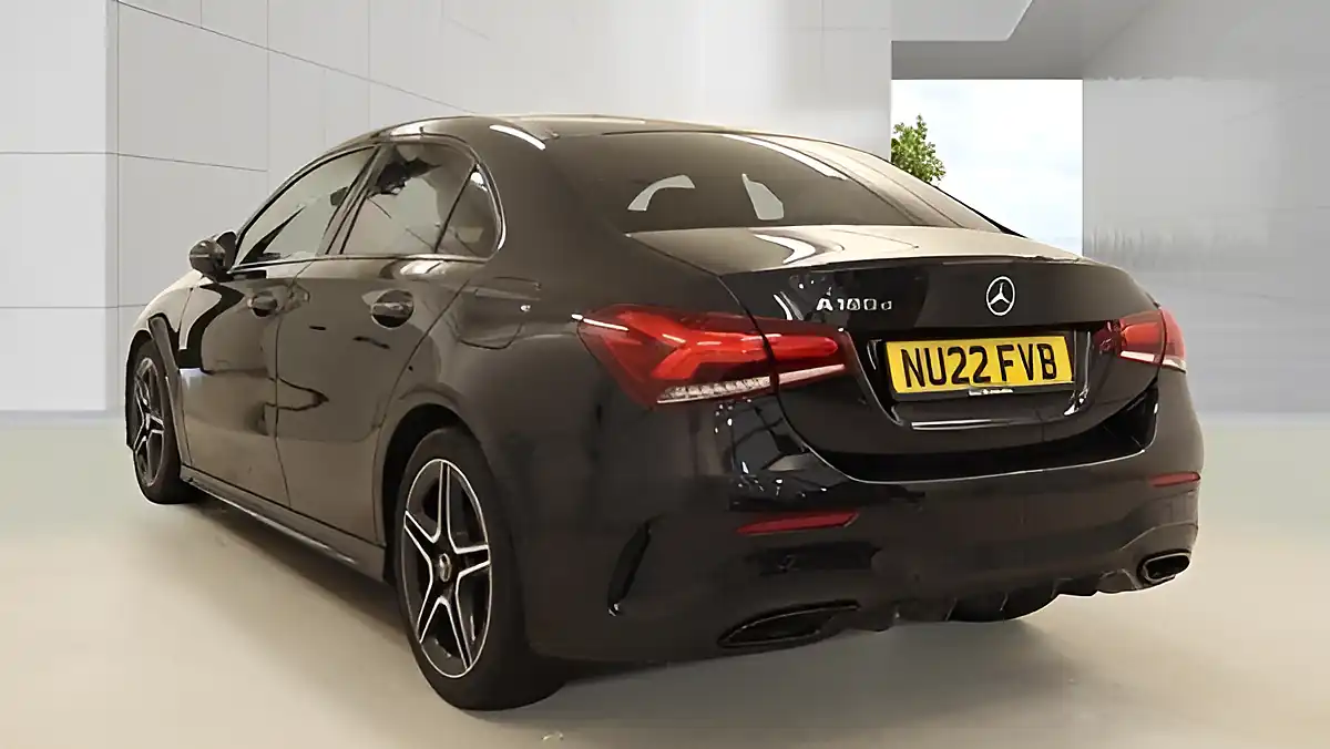 Used 2022 Mercedes-Benz a Class AMG Line Edition (executive) Black - Interior and Exterior details 5