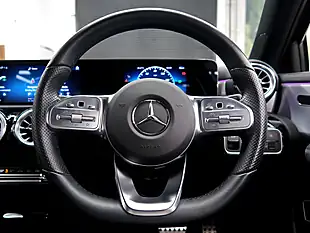 Used 2022 Mercedes-Benz a Class AMG Line Edition (executive) Black - Interior and Exterior details 13