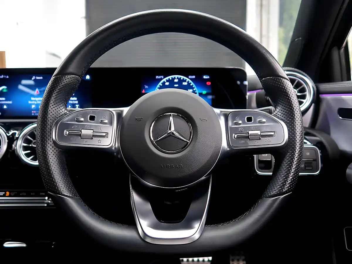 Used 2022 Mercedes-Benz a Class AMG Line Edition (executive) Black - Interior and Exterior details 13