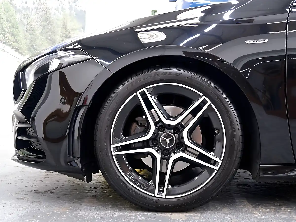 Used 2022 Mercedes-Benz a Class AMG Line Edition (executive) Black - Interior and Exterior details 14