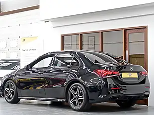 Used 2022 Mercedes-Benz a Class AMG Line Edition (executive) Black - Interior and Exterior details 4