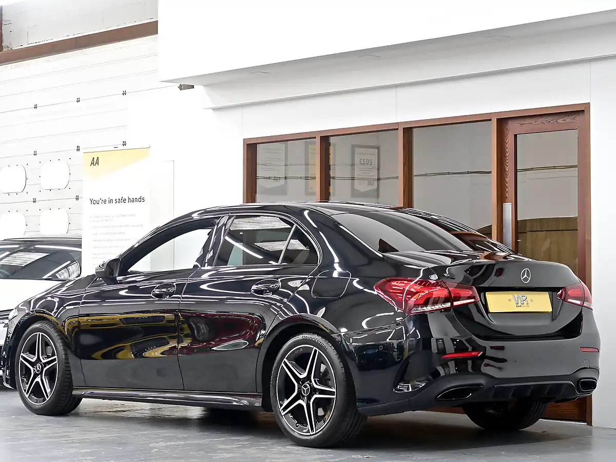 Used 2022 Mercedes-Benz a Class AMG Line Edition (executive) Black - Interior and Exterior details 4