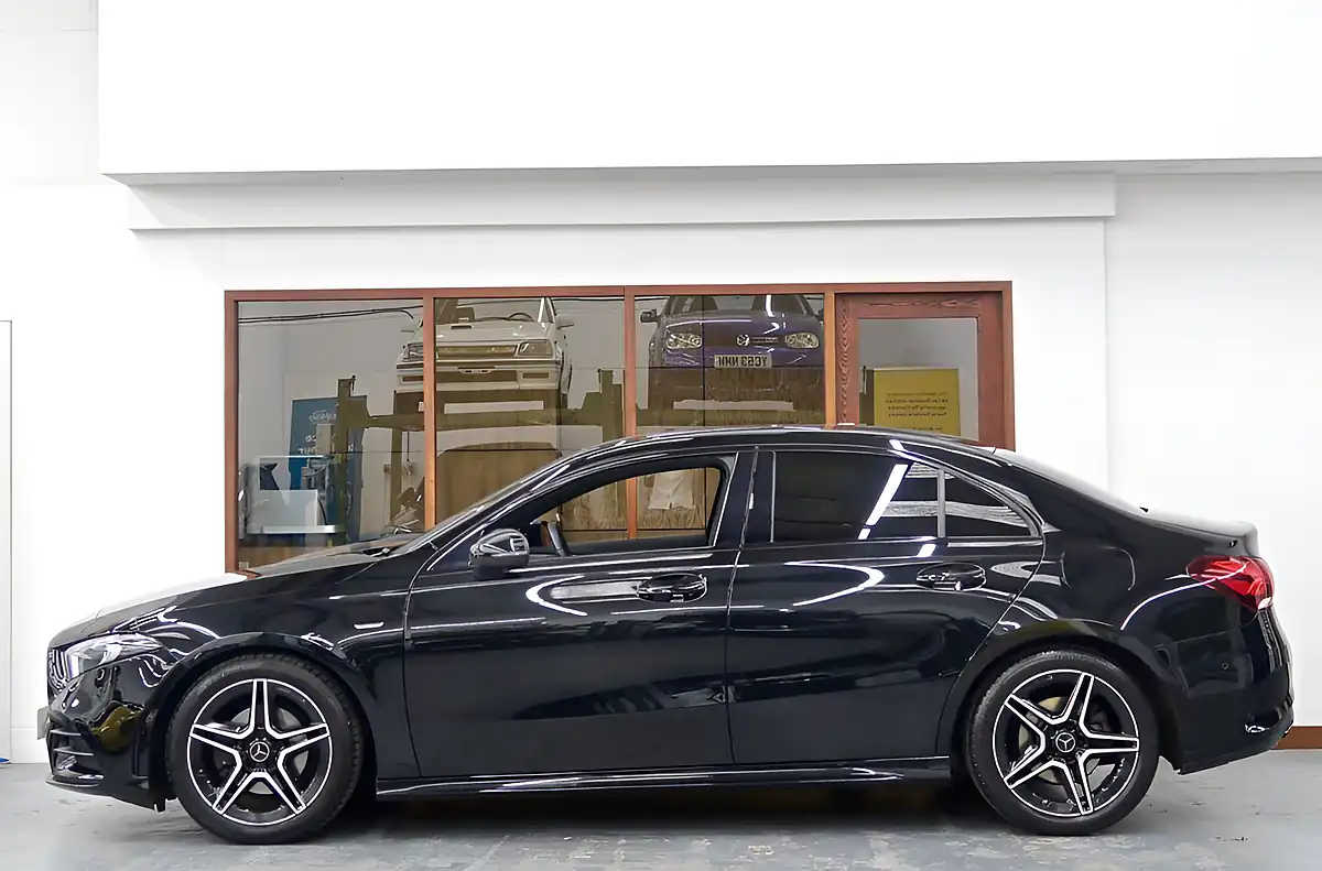 Used 2022 Mercedes-Benz a Class AMG Line Edition (executive) Black - Interior and Exterior details 7