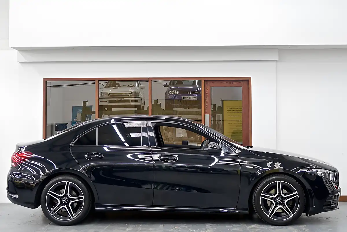 Used 2022 Mercedes-Benz a Class AMG Line Edition (executive) Black - Interior and Exterior details 8