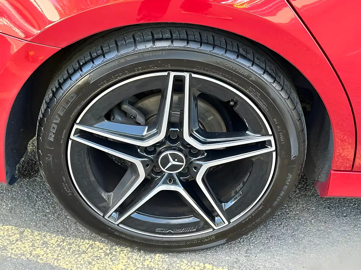 Used 2022 Mercedes-Benz a Class AMG Line Edition Patagonia Red - Interior and Exterior details 10