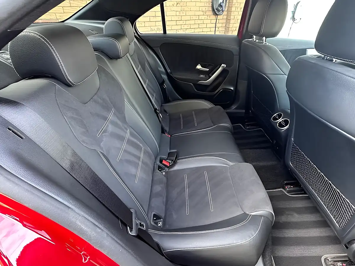 Used 2022 Mercedes-Benz a Class AMG Line Edition Patagonia Red - Interior and Exterior details 13