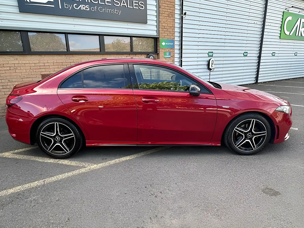 Used 2022 Mercedes-Benz a Class AMG Line Edition Patagonia Red - Interior and Exterior details 2