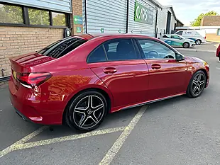 Used 2022 Mercedes-Benz a Class AMG Line Edition Patagonia Red - Interior and Exterior details 3