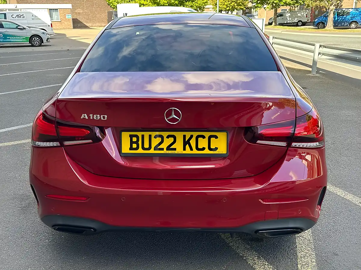 Used 2022 Mercedes-Benz a Class AMG Line Edition Patagonia Red - Interior and Exterior details 4
