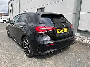 Used 2022 Mercedes-Benz a Class AMG Line Edition (premium Plus) Black - Interior and Exterior details 11