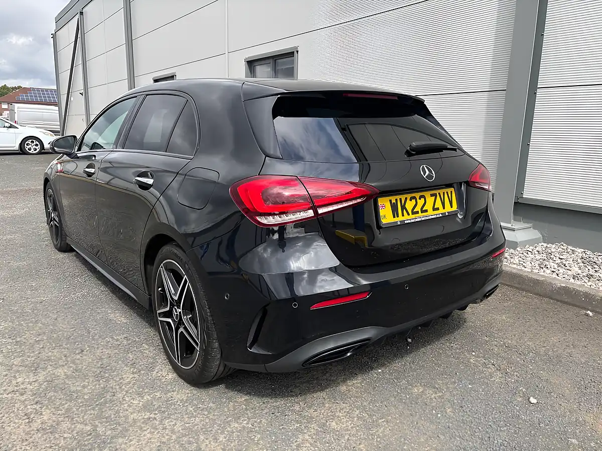 Used 2022 Mercedes-Benz a Class AMG Line Edition (premium Plus) Black - Interior and Exterior details 11