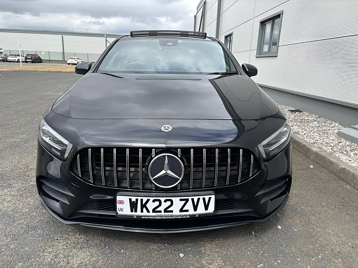 Used 2022 Mercedes-Benz a Class AMG Line Edition (premium Plus) Black - Interior and Exterior details 15