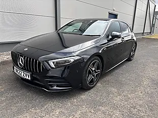 Used 2022 Mercedes-Benz a Class AMG Line Edition (premium Plus) Black - Interior and Exterior details 7